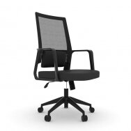 Офисное кресло стул COMFORT 10, черного цвета