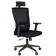 Reception and office chair COMFORT 32H, black color