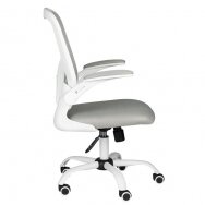 Office chair ECO COMFORT 02, white grey color