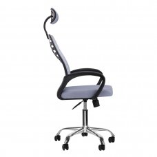 Registratūros, biuro kėdė QS-02, pilkos spalvos