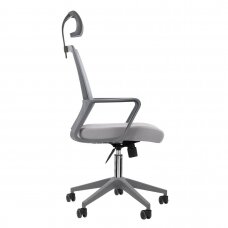 Registratūros, biuro kėdė QS-05, pilkos spalvos