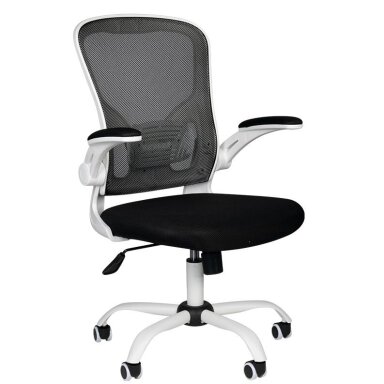 Reception, office chair ECO COMFORT 02, white black Reception, office chair ECO COMFORT 02, white black