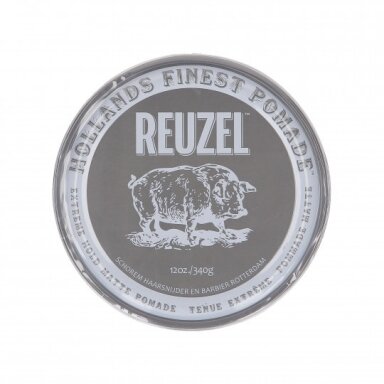 REUZEL EXTREME HOLD MATTE itin stipri matinė vandens plaukų pomada, 340G. REUZEL EXTREME HOLD MATTE itin stipri matinė vandens plaukų pomada, 340G.