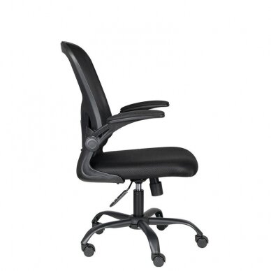 Reception and office chair COMFORT 73, black color 1 Reception and office chair COMFORT 73, black color 1