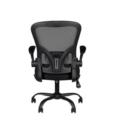 Reception and office chair COMFORT 73, black color 2 Reception and office chair COMFORT 73, black color 2