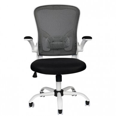 Registratūros, biuro kėdė ECO COMFORT 02, baltai juoda 2