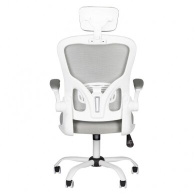 Registratūros, biuro kėdė MAX COMFORT 73H, baltai pilka 5