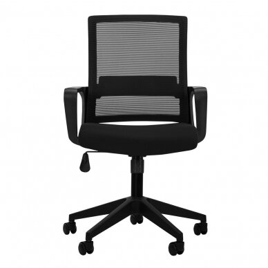 Registratūros, biuro kėdė QS-11, juodos spalvos 2