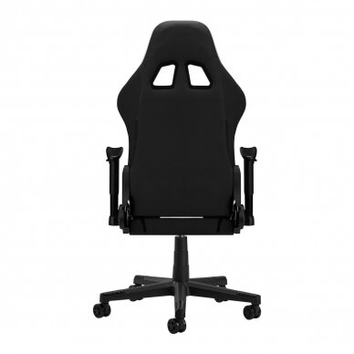 Профессиональное kресло для компьютерных ирг и офиса DARK, черного/белого цвета 2