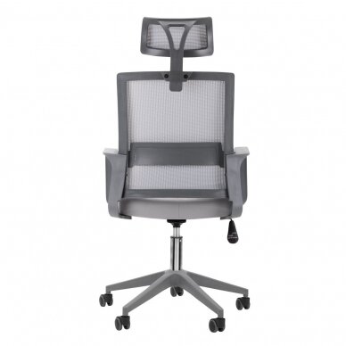Registratūros, biuro kėdė QS-05, pilkos spalvos 3