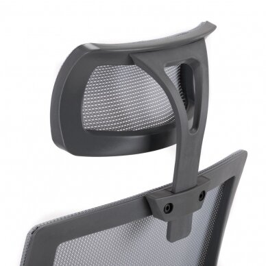 Reception, office chair QS-05, grey color 4