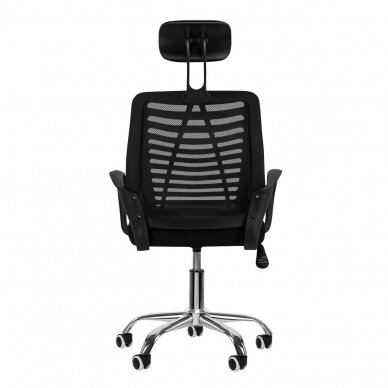 Reception and conference office chair QS-02, black color 3 Reception and conference office chair QS-02, black color 3