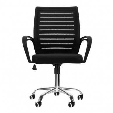 Registratūros, biuro kėdė QS-04, juodos spalvos 2