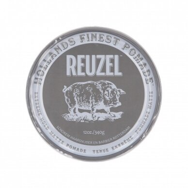 REUZEL EXTREME HOLD MATTE extremely strong matte water hair pomade, 340G. REUZEL EXTREME HOLD MATTE extremely strong matte water hair pomade, 340G.