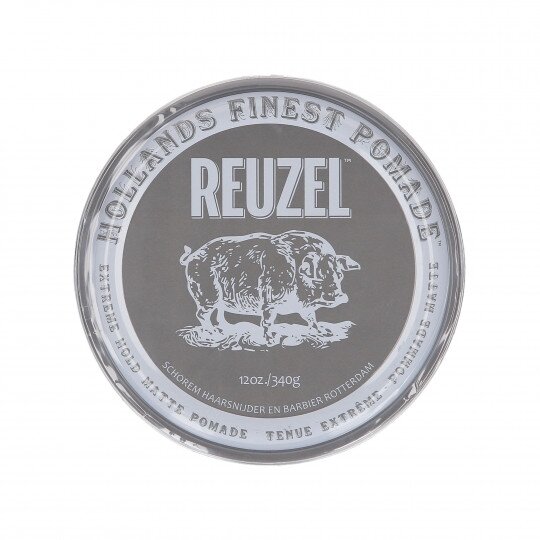 REUZEL EXTREME HOLD MATTE extremely strong matte water hair pomade, 340G.