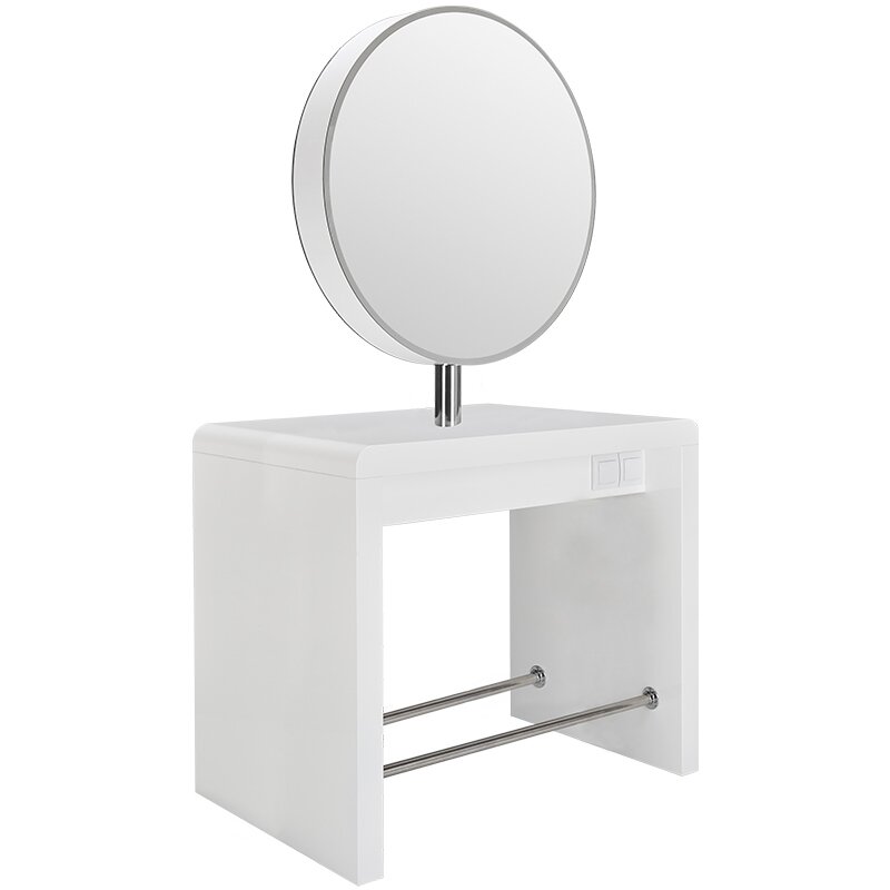 Double-sided beauty salon mirror - console with LED lighting POLA II