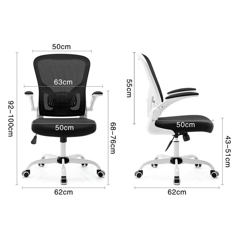 Reception and office chair COMFORT 73, black color 4 Reception and office chair COMFORT 73, black color 4
