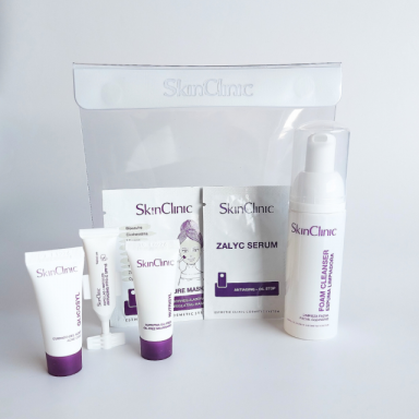 SkinClinic combination and oily skin mini kit with cosmetic SkinClinic combination and oily skin mini kit with cosmetic