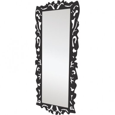 Professional hairdressing and beauty salon mirror RIALTO (black or transparent) with LED lighting