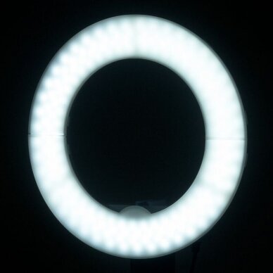 Profesionali lempa makiažo meistrams RING LED LIGHT 8W, baltos spalvos