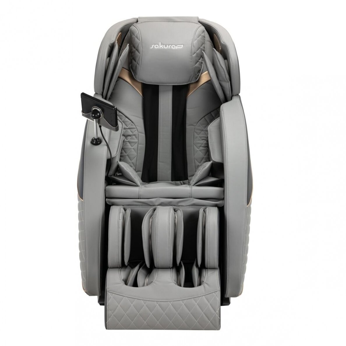 SAKURA STANDART 801 armchair with massage function, grey color 1