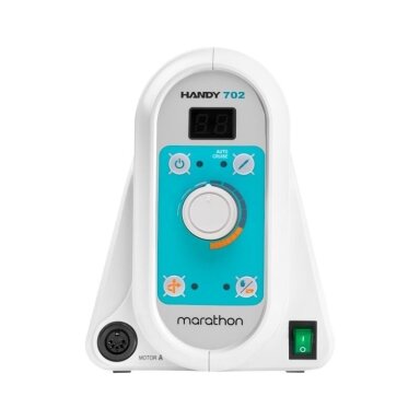 Professional electric nail drill for manicure SAEYANG MARATHON HANDY 702 + S40-FS60N BRUSHED Professional electric nail drill for manicure SAEYANG MARATHON HANDY 702 + S40-FS60N BRUSHED