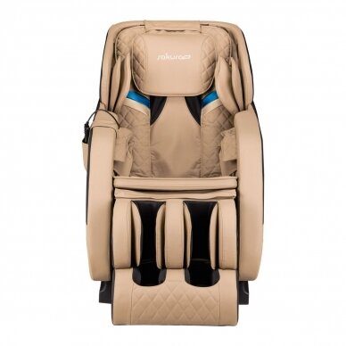 SAKURA COMFORT 806 kėdė su masažo funkcija, rudos spalvos 1