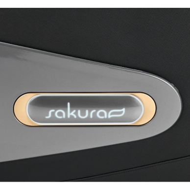 SAKURA COMFORT PLUS 806 kėdė su masažo funkcija ir integruotu Bluetooth, juodos spalvos 14