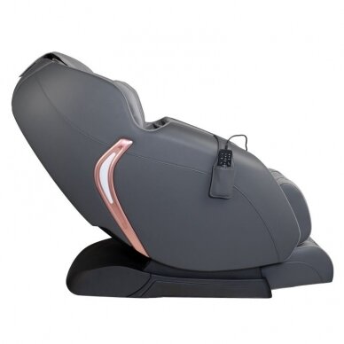 SAKURA fotelis su masažo funkcija pilkos spalvos PREMIUM 807 4