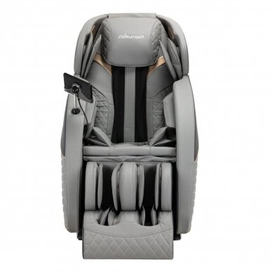 SAKURA STANDART 801 armchair with massage function, grey color 1