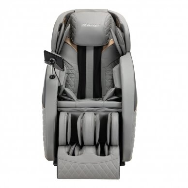 SAKURA STANDART 801 armchair with massage function, grey color 1 SAKURA STANDART 801 armchair with massage function, grey color 1