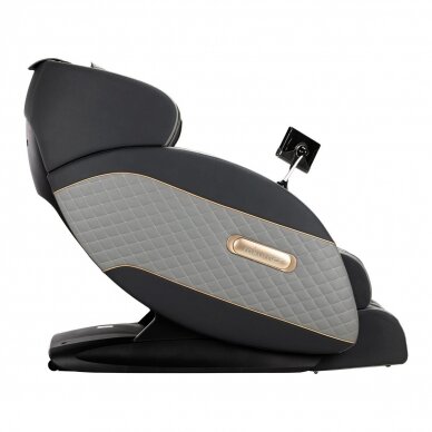 SAKURA STANDART 801 fotelis su masažo funkcija, pilkos spalvos 3