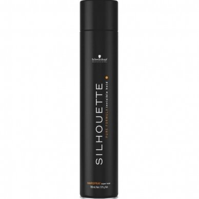 Schwarzkopf Silhouette Hairspray Super Hold stiprios fiksacijos plaukų lakas, 750 ml.