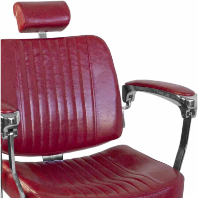 Professional barber chair for hairdressers and barbershops BJORN BH-3318, red 5