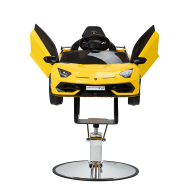 Профессиональное детское кресло для парикмахеров GABBIANO LAMBORGHINI, желтое 3 Профессиональное детское кресло для парикмахеров GABBIANO LAMBORGHINI, желтое 3