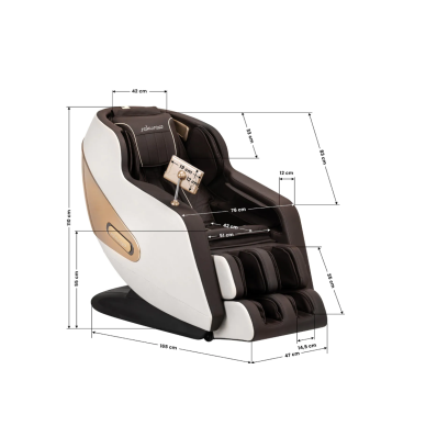 Массажное кресло SAKURA COMFORT PLUS 806, коричневое. 17 Массажное кресло SAKURA COMFORT PLUS 806, коричневое. 17