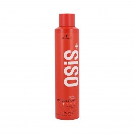 SCHWARZKOPF PROFESSIONAL OSIS+ TEXTURE CRAFT švelniai fiksuojantis sausas plaukų lakas (№ 2), 300 ml SCHWARZKOPF PROFESSIONAL OSIS+ TEXTURE CRAFT švelniai fiksuojantis sausas plaukų lakas (№ 2), 300 ml