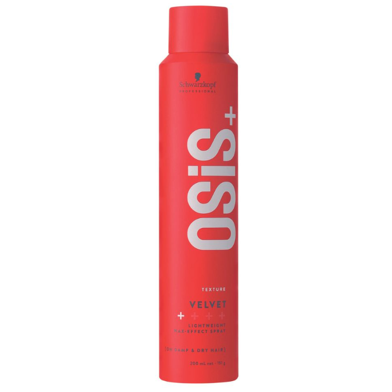 SCHWARZKOPF PROFESSIONAL Osis+ Velvet wax effect hair spray, 200 ml SCHWARZKOPF PROFESSIONAL Osis+ Velvet wax effect hair spray, 200 ml