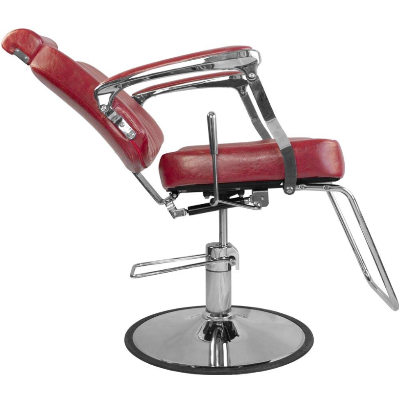 Professional barber chair for hairdressers and barbershops BJORN BH-3318, red 2 Professional barber chair for hairdressers and barbershops BJORN BH-3318, red 2