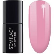 SEMILAC 060 стойкий гибридный гель лак для ногтей Bubblegum Pink, 7 ml.
