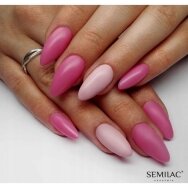 SEMILAC 060 стойкий гибридный гель лак для ногтей Bubblegum Pink, 7 ml.