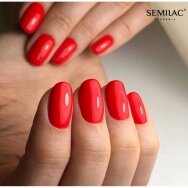 SEMILAC 134 стойкий гибридный гель лак для ногтей Hybrid Red Carpet 7 ml