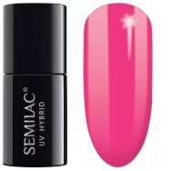 SEMILAC 170 стойкий гибридный гель лак для ногтей Hybrid Pink Wink 7 ml