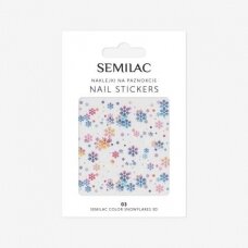 SEMILAC 03 nail stickers COLOR SNOWFLAKES