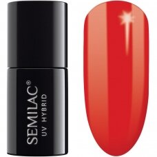 SEMILAC 062 стойкий гибридный гель лак для ногтей Poppy Red 7 ml