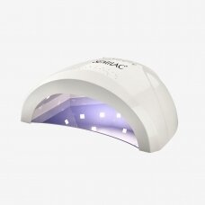 SEMILAC UV/LED lempa manikiūro darbams 48/24W, baltos spalvos