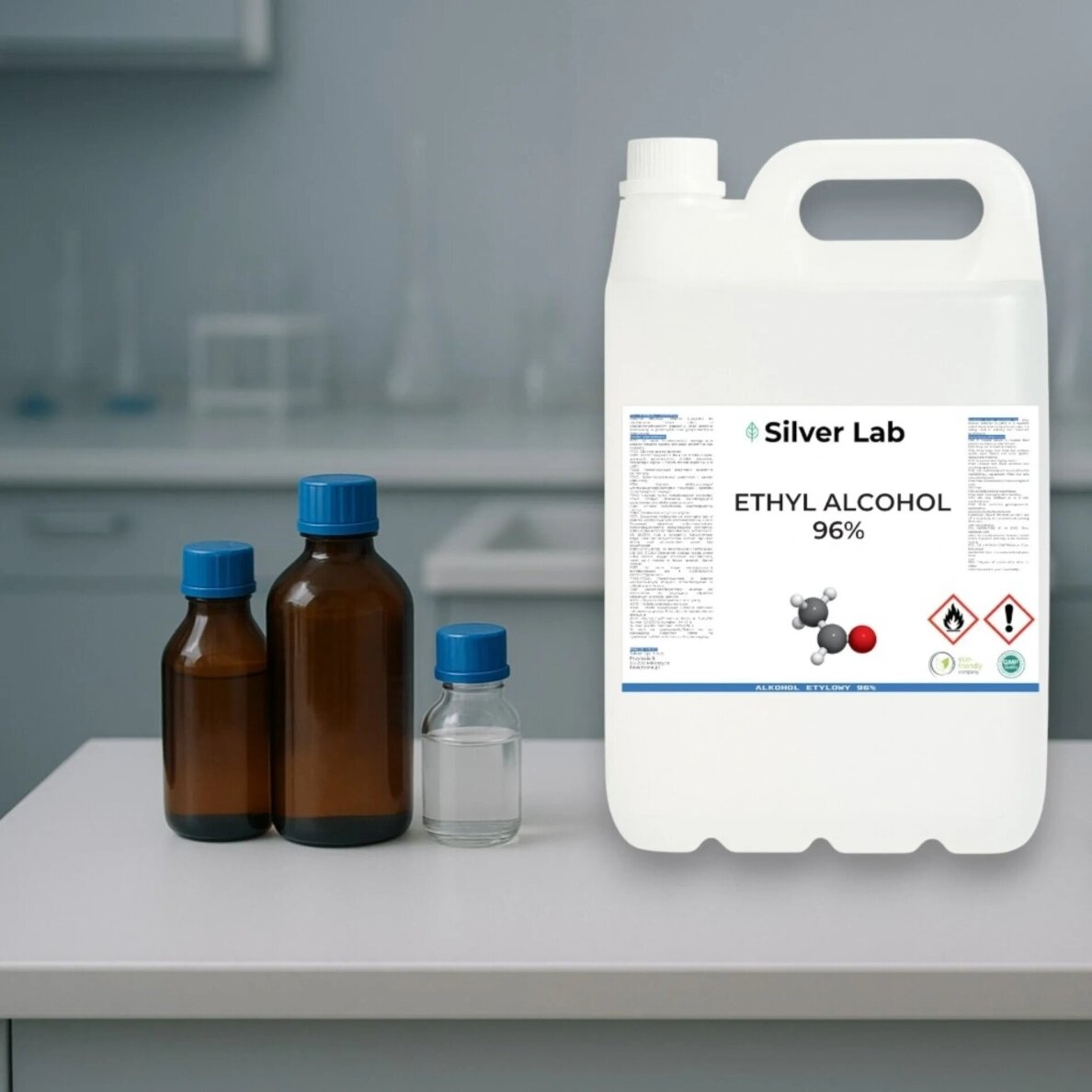 SILVER LAB technical ethanol 96 %, 5 l 1 SILVER LAB technical ethanol 96 %, 5 l 1