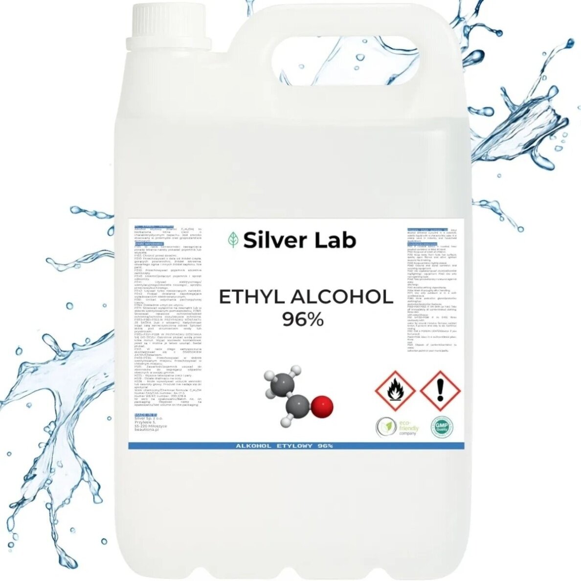 SILVER LAB technical ethanol 96 %, 5 l