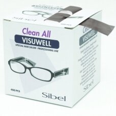 SIBEL COVERS THE GLASSES VISUWELL apsauginiai maišeliai akinių ąselėms plaukų dažymo metu, 400 vnt.