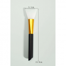 Silicone brush for applying alginates and face masks, black color